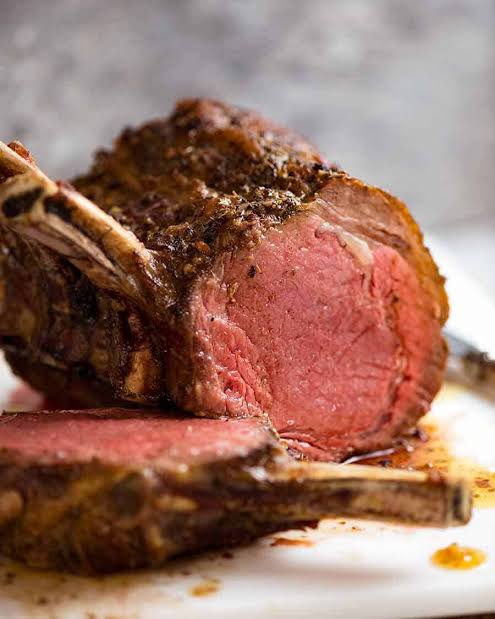 XMAS Angus Rib eye on bone roast