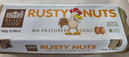RUSTY NUTS PASTURED EGGS