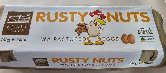 RUSTY NUTS PASTURED EGGS