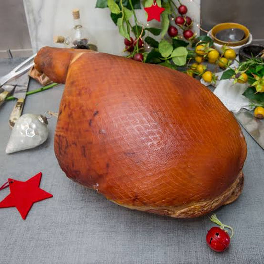 XMAS Cooked on bone hams - Naturally smoked